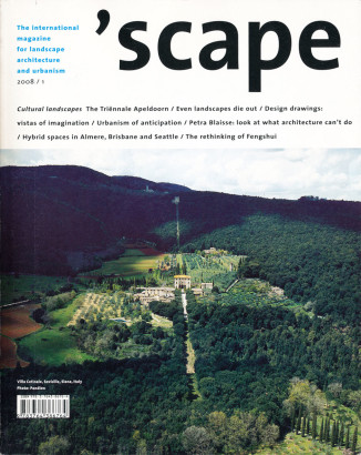 Scape 1 2008 The International Magazine For Landscape Architecture and Urbanism