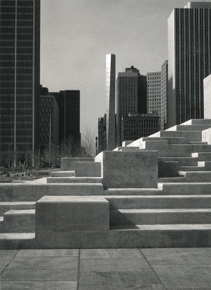 Philip A. Hart Plaza stairs