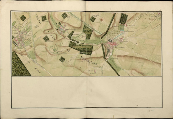 Atlas de Trudaine, Chemin de Noisy à Villepreux et Neauphle-le-Château